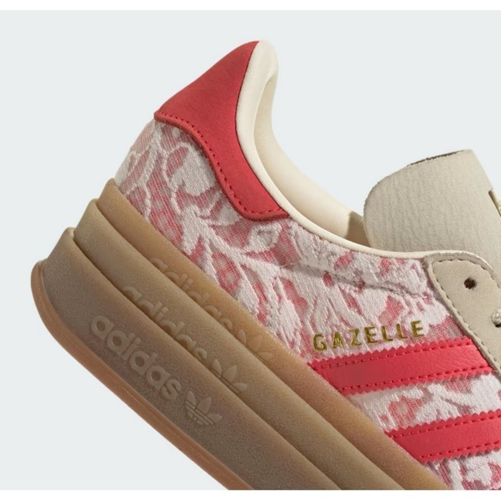 Adidas Gazelle Bold W Liberty London Better Scarlet Women's Size 6 JR8885 NEW - Picture 6 of 7